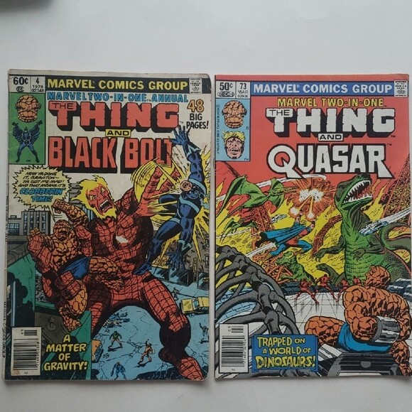 MARVEL The Thing Comic Bundle x2 - Picture 1 of 12